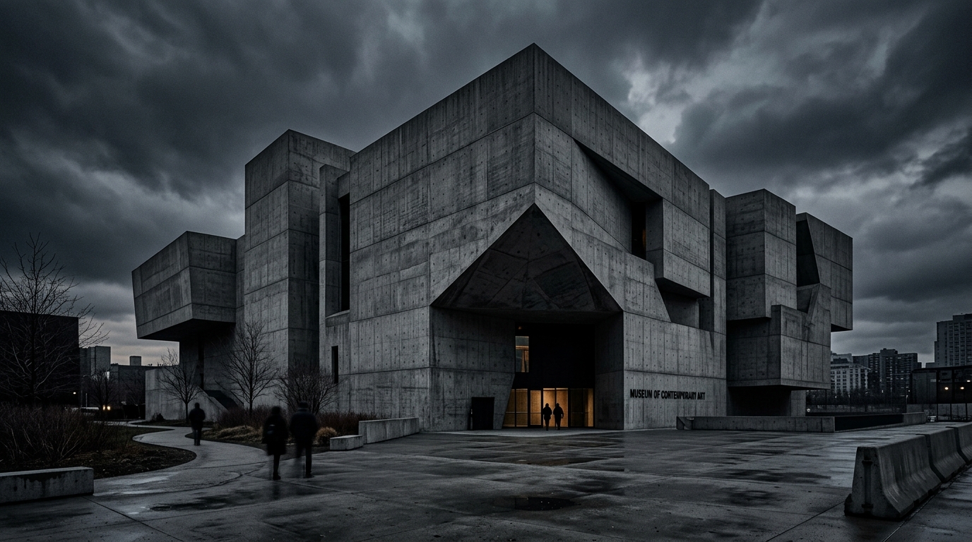 Brutalist Concrete Museum