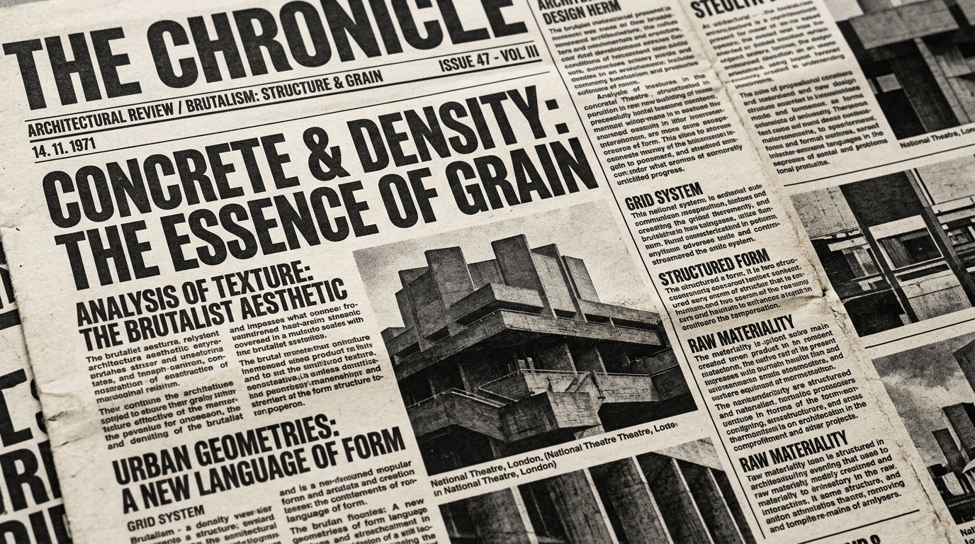 Textured Newspaper Column